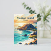 Maskali-eiland Djibouti Briefkaart (Staand voorkant)