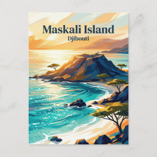 Maskali-eiland Djibouti Briefkaart