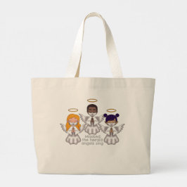 Maskar, de herald-engelen zingen grote tote bag