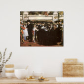 Masked Ball at the Opera by Edouard Manet Poster (Keuken)