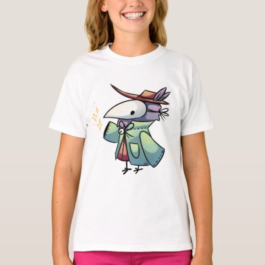 Masked bird t-shirt (Voorkant)