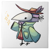 Masked Bird Tegeltje (Voorkant)