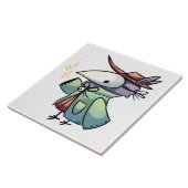 Masked Bird Tegeltje (Zijkant)