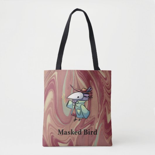 Masked Bird Tote Bag (Voorkant)