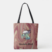 Masked Bird Tote Bag (Achterkant)