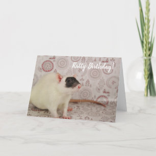 Masked Rat - Ratty Birthday Kaart