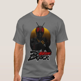 Masked Rider Black Illustratie T-shirt