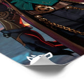Masked Steampunk Gentleman - Charisma and Shadows Poster (Hoek)