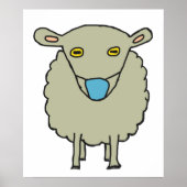 Maskeerschaap met antimasker poster (Voorkant)