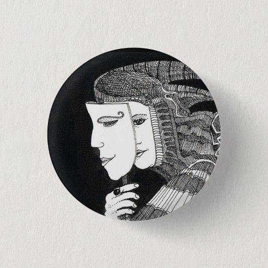 masker 3 Cm Ronde badge Ronde Button 3,2 Cm (Voorkant)
