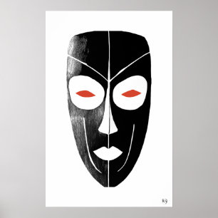 Masker - Archief Art Print