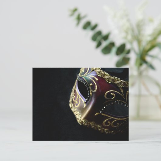 Masker Briefkaart (Staand voorkant)