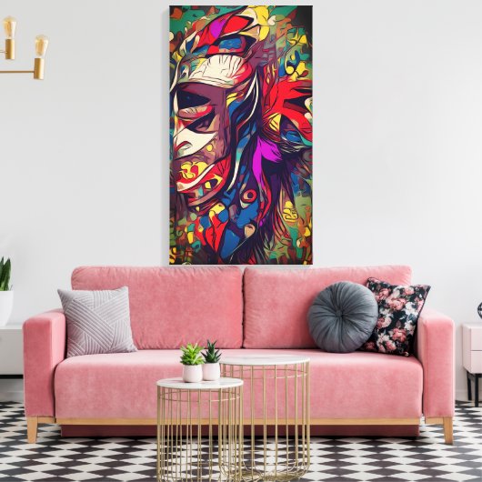 Masker Canvas Afdruk (Insitu (Woonkamer))