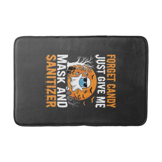 Masker en ontsmettingsmiddel Halloween Geest Ontwe Badmat (Voorkant)