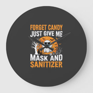 Masker en ontsmettingsmiddel Halloween Geest Ontwe Grote Klok