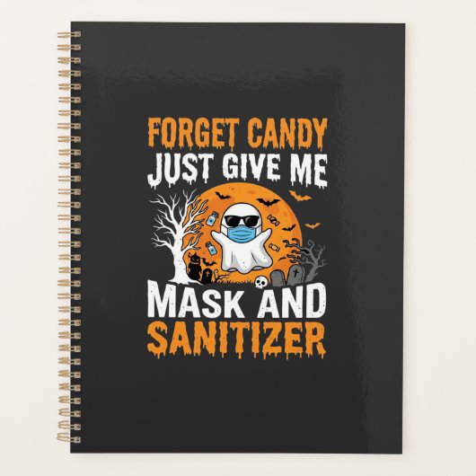 Masker en ontsmettingsmiddel Halloween Geest Ontwe Planner (Voorkant)