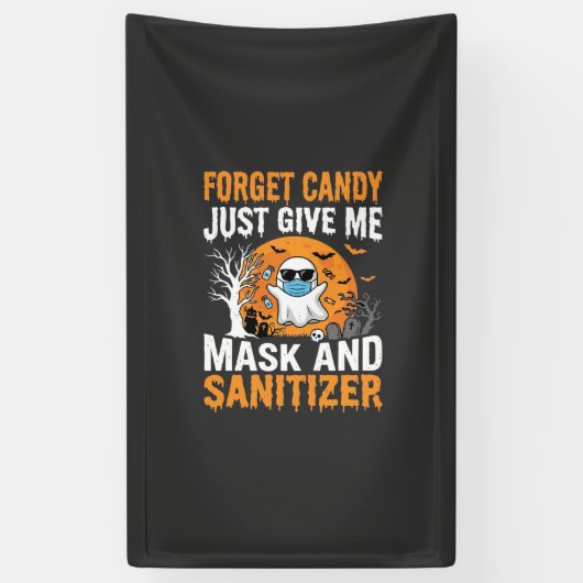 Masker en ontsmettingsmiddel Halloween Geest Ontwe Spandoek (Verticaal)