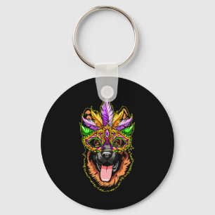 Masker German Shepherd Sleutelhanger