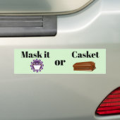 Masker het of de Bumpersticker van de Kast (Op auto)