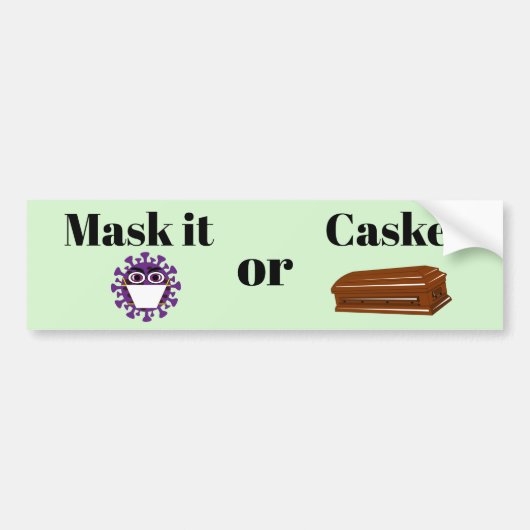 Masker het of de Bumpersticker van de Kast (Voorkant)