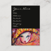 MASKER IN GEEL / Podiumkunsten, Kostuumontwerper Visitekaartje (Voorkant)