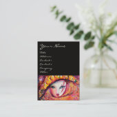 MASKER IN GEEL / Podiumkunsten, Kostuumontwerper Visitekaartje (Staand voorkant)