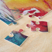 MASKER IN GEEL / Venetiaanse Masquearde Ball, Paar Legpuzzel (Zijkant)