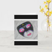 Masker Kaart (Gele Bloem)