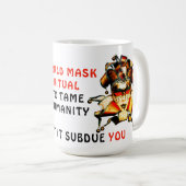 Masker Koffie Mok (Voorkant rechts)