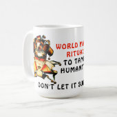 Masker Koffie Mok (Voorkant links)