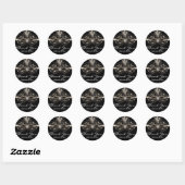 Masker masker elegant feest favor sticker (Vel)