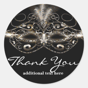Masker masker elegant feest favor sticker