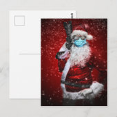 Masker met kerstmis briefkaart (Voorkant / Achterkant)