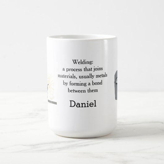 Masker met naam koffiemok (Center)