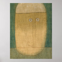 Masker of Fear, 1932, door Paul Klee