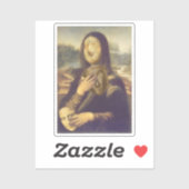 Masker Onbeslist Mona Lisa Sticker (Vel)