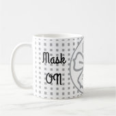 Masker op masker uit Sociale vervorming Koffiemok (Links)