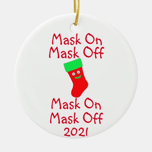 Masker op masker van keramische versiering keramisch ornament (Voorkant)