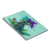 Masker - Peacock Notitieboek (Rechterzijde)
