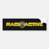 Masker Radioactief V2 Bumpersticker (Voorkant)