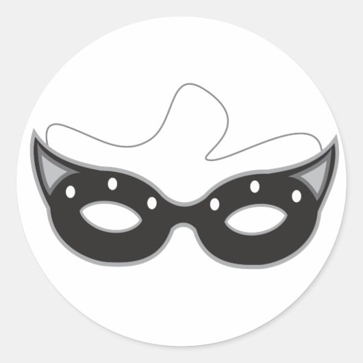 Masker Ronde Sticker (Voorkant)