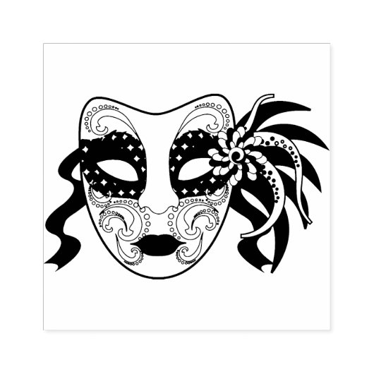 Masker Rubberstempel (Afrduk)