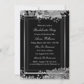 Masker & Silver Jewel Lace Bachelorette Party nodi Kaart (Achterkant)