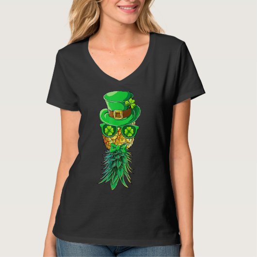 Masker Swinger ondersteboven ananas St Patrick S D T-shirt (Voorkant)
