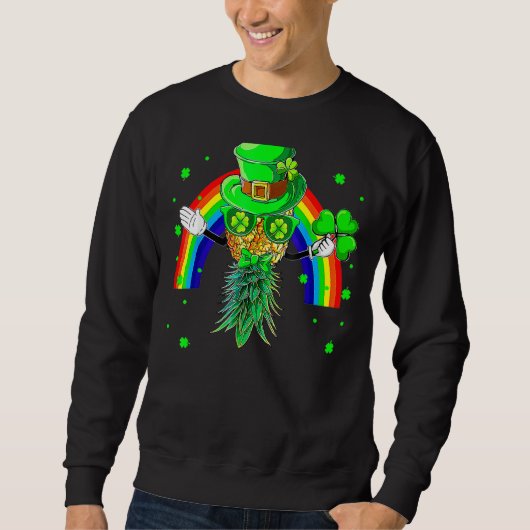 Masker Swinger ondersteboven ananas St Patrick's D Trui (Voorkant)