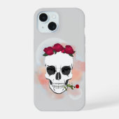 Masker telefoonhoesje iPhone 15 case (Achterkant)