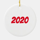 Masker the Reindeer Kerstversier Keramisch Ornament (Achterkant)