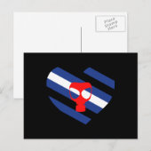 Masker trots briefkaart (Voorkant / Achterkant)