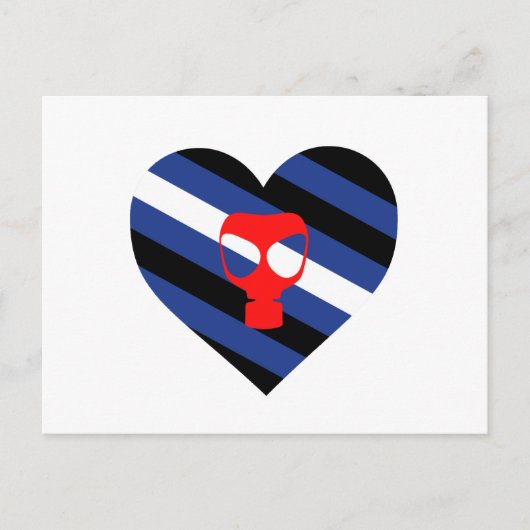 Masker trots briefkaart (Voorkant)