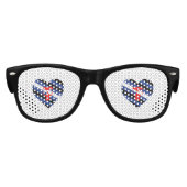 Masker trots kinder zonnebril (Voorkant)